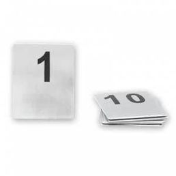 Table Numbers Flat Set 51-60