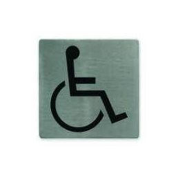 Wall Sign S/S Disabled Symbol 130 x 130mm
