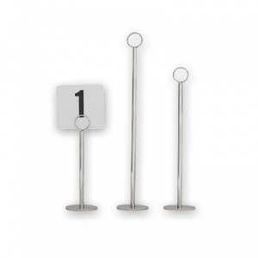 Ring Clip Table Number Stand 300mm (Heavy Base)