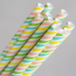 Paper Straws Rainbow Pack 250