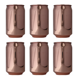 Can Shaped Tumbler 500ml Copper Pack of 6