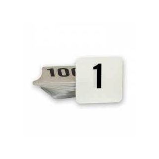 Plastic Table Numbers Small 1-25