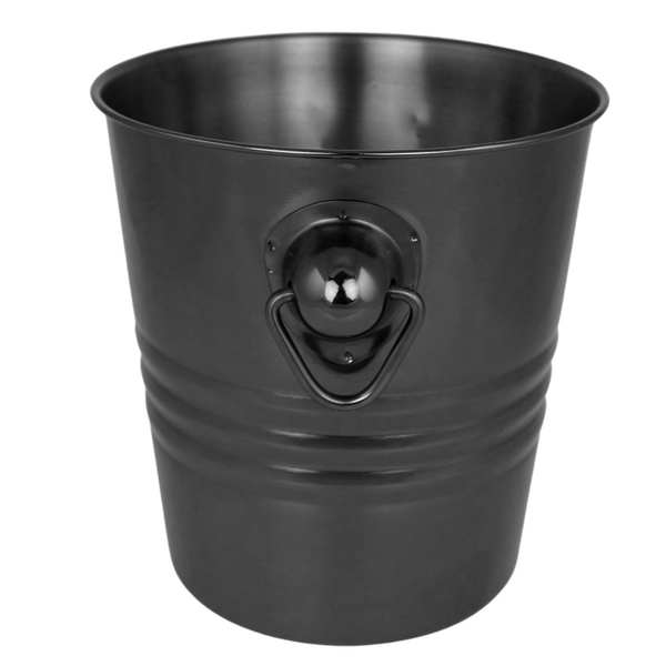 Ice Bucket Wine Cooler Black Chrome