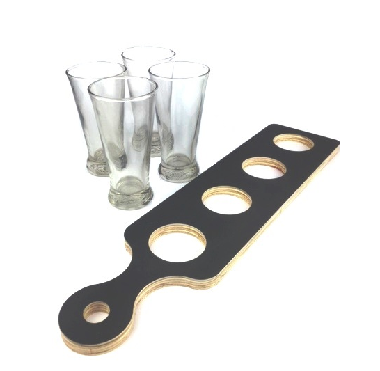 Beer Tasting Paddle Four Glass 200ml
