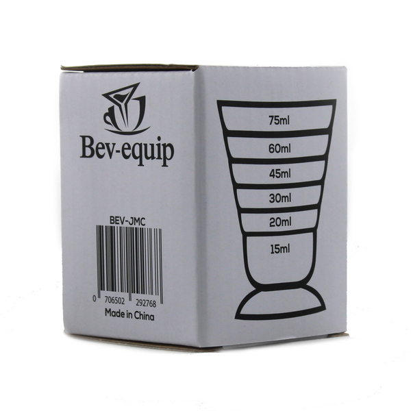 75ml 0.5-2.5oz / 15-75ml Metal Measure Cup Drink Tool Bar Mixed Cocktail  Beaker