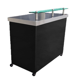 Mobile Bar Portable Stainless Steel 1200mm