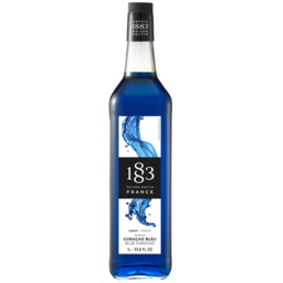 1883 Blue Curacao Syrup P.E.T. Bottle 1 Litre