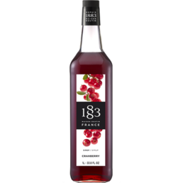 1883 Cranberry Syrup 1L