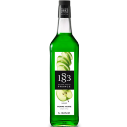 1883 Green Apple Syrup P.E.T. Bottle 1 Litre