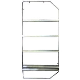 4 Tier Under Bar Glass Basket Rack - RIGHT Only