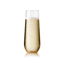 Champagne Mini Flute Tossware Plastic Stemless 177ml