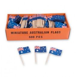 Toothpick Flags - Australia Box 500