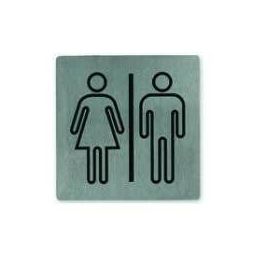 Wall Sign S/S Rest Rooms 130 x 130mm