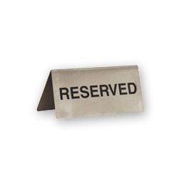 Table Sign S/S A-Frame Reserved 100 x 43mm