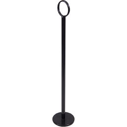 Ring Table Number Stand Matte Black 300mm