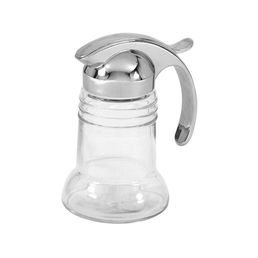 Syrup Jug Dispenser Glass & Chrome 150ml
