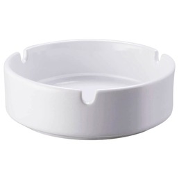 Ashtray White Porcelain - 100mm Diameter