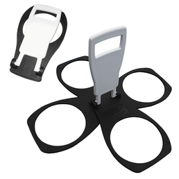 GO GREEN- Reusable Folding Cup Carrier - Black