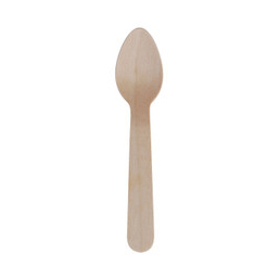 One Tree Wooden Teaspoon 100Pk
