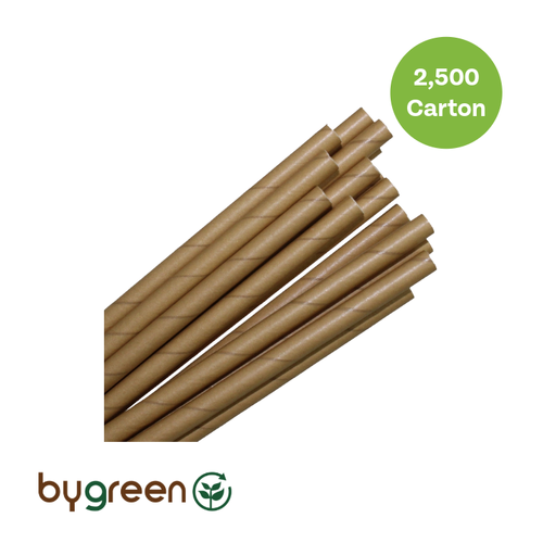 Paper Regular Straw - Kraft 