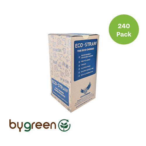 Jumbo Paper Straw 4 Ply- White