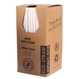 4Ply Jumbo Eco-Straw White 2500 Carton