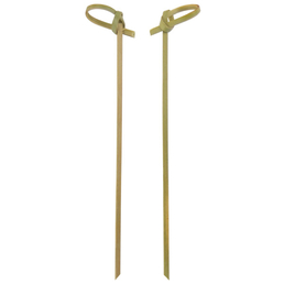 Cocktail Picks 120mm Ring Natural- 100Pk