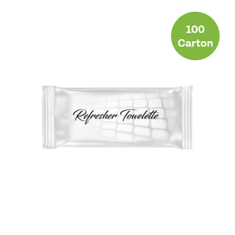 Refresher Towelette- Individually Sealed Sachet (160x200mm)- 100 sheets/pk