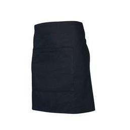 Apron Short Waisted Black with Pocket