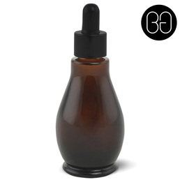 Dropper Bottle 50ml Amber with Glass Ampule