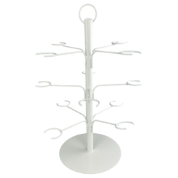 Cocktail Tree Drink Stand 12 Arm White
