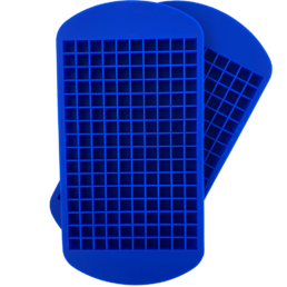 Ice Mould Mini Cube 10mm Blue Set of 2