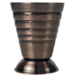 Multi Level Jigger Cup Antique Copper