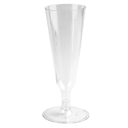 Champagne Flute Disposable Plastic 175ml Pack 6