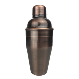 Cocktail Shaker Antique Copper 3 Piece 500ml