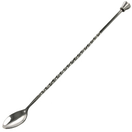 Morcte Stainless Steel Long Handle Cocktail Stirring Spoon Set of 12 7.6-inch Ice Tea Spoon 