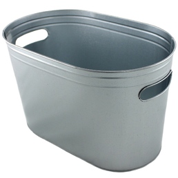 Ice Bucket Galvanised with Handles 6 Litre