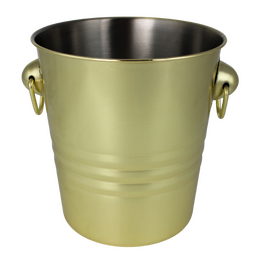 Ice Bucket Wine Cooler Gold 4 Litre