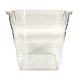 Ice Bucket Acrylic Drink Tub Square Clear 5.5Ltr