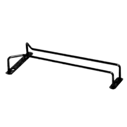 Glass Hanger Single Row Black- 250mm