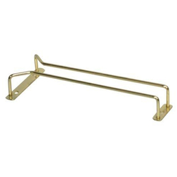 Glass Hanger Single Row Brass- 250mm