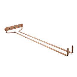 Glass Hanger Wall Mount Copper - 400mm