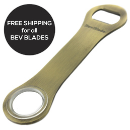 Bar Blade Antique Gold with Spin Ring