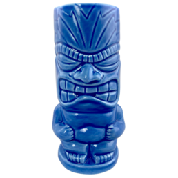 Ceramic Tiki Mug Blue Fury 450ml