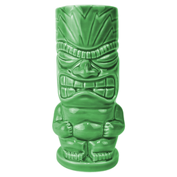 Ceramic Tiki Mug Lime Green Fury 450ml
