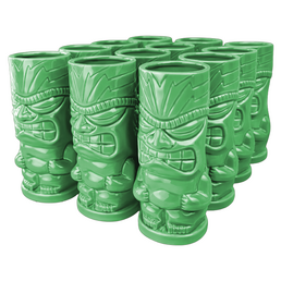 Ceramic Tiki Mug Lime Green Fury 450ml Pack of 12