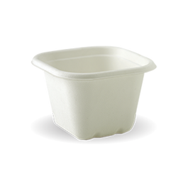 BioPak 630ml BioCane Takeaway Base - White 600/Carton