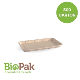 BioCane 8x5" Produce Tray 208x136x16mm