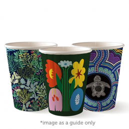 BioPak 12oz (90mm) Double Wall BioCup - Art Series 