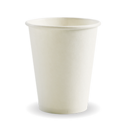 12oz (90mm) Single Wall BioCup- White 1000/Carton